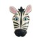 Zebra Face Cookie Cutter 4 in B1579, CookieCutter.com, Tin Plated Steel, Handmade in the USA